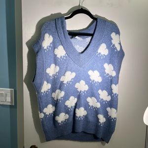 Zara Oversized Cloud Sweater Vest